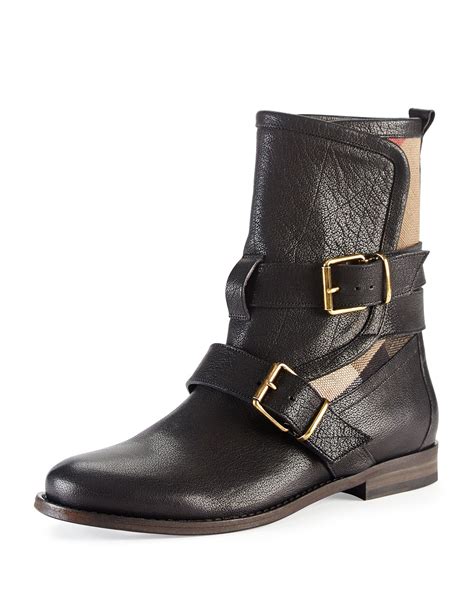 burberry check biker boots|Burberry Limited.